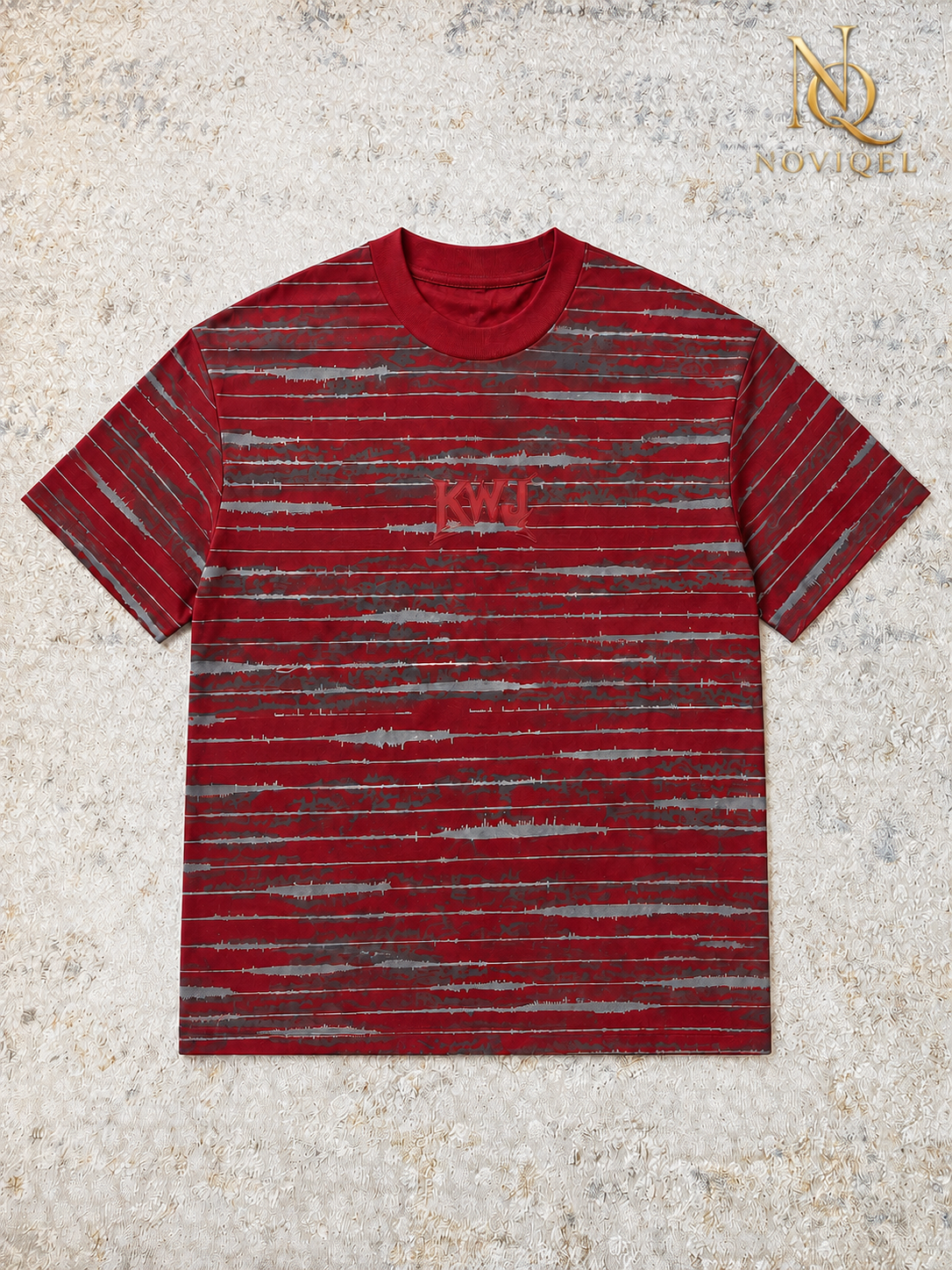 Abstract Stripe Short Sleeve T-Shirt – featured view