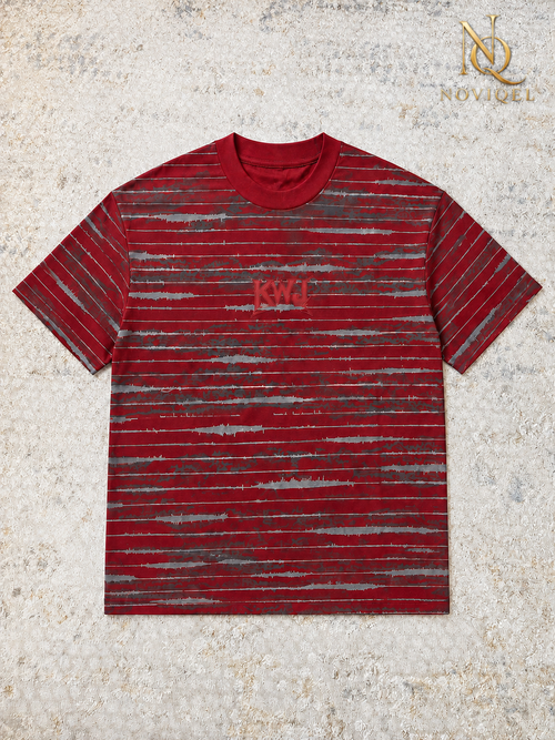 Abstract Stripe Short Sleeve T-Shirt – featured view