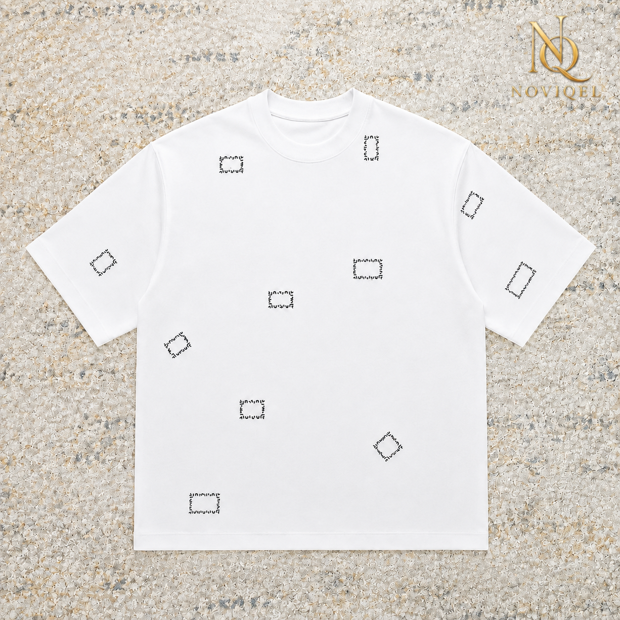 Geometric Stitch Graphic T-Shirt – featured view