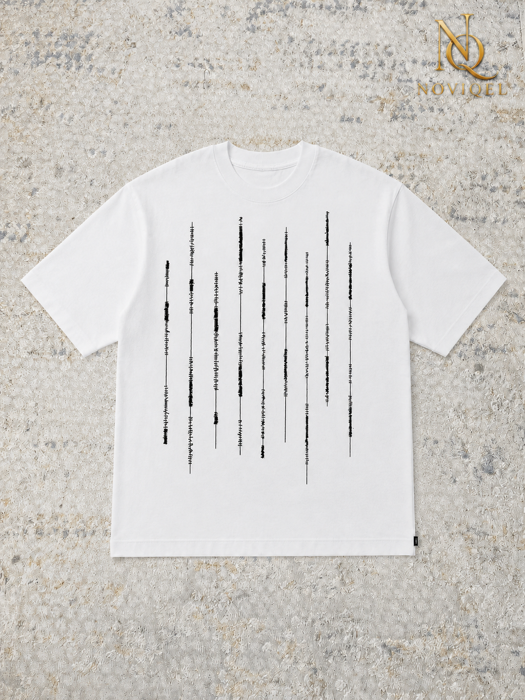 Vertical Stitch Graphic T-Shirt – view 2