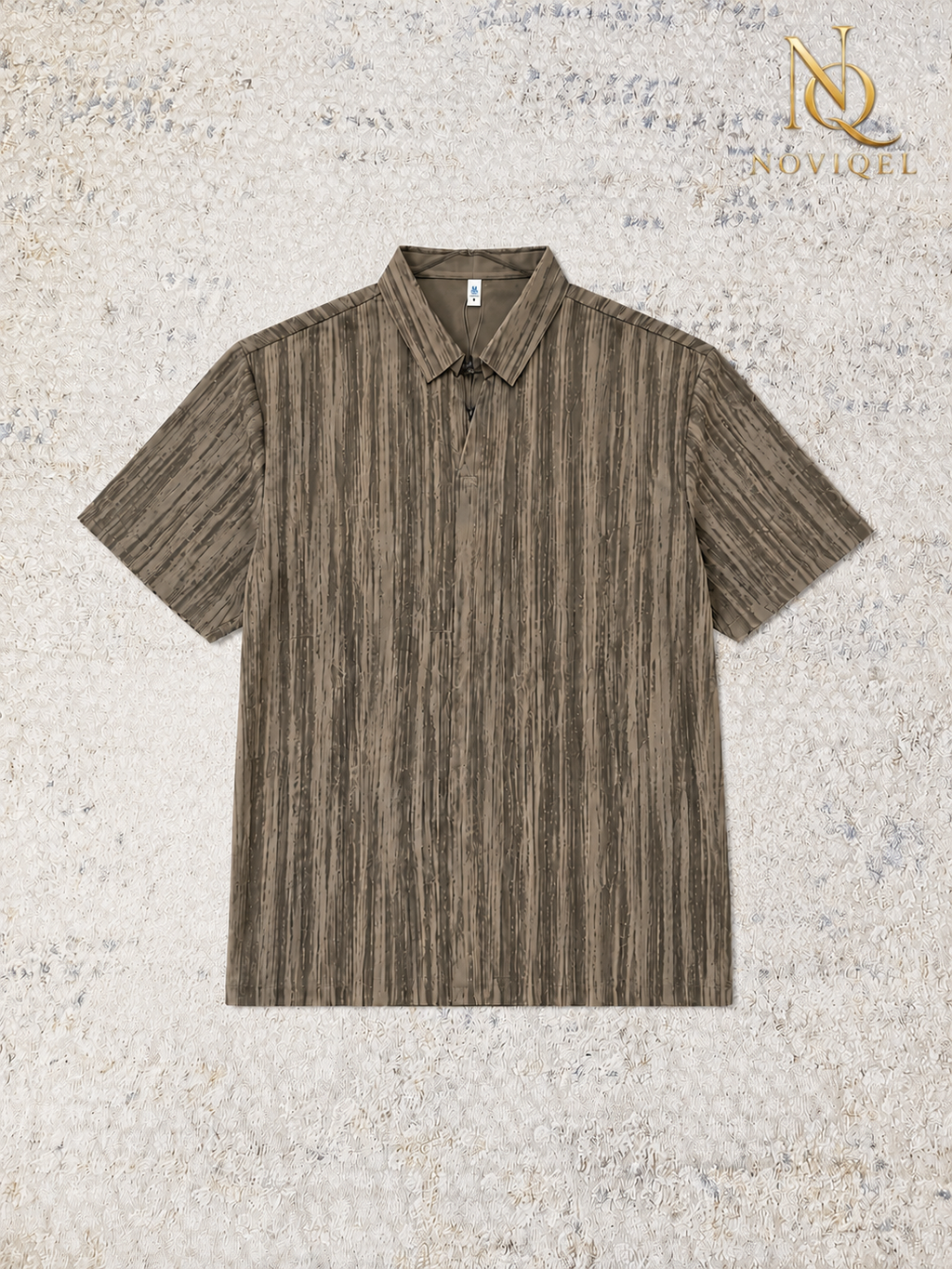 Abstract Print Short-Sleeve Shirt – view 2