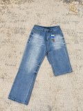 Faded Light-Wash Baggy Jeans – featured view