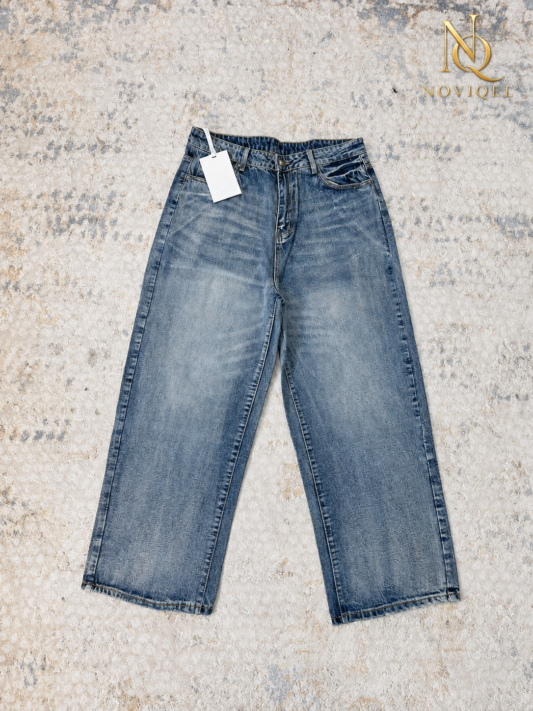 Vintage-Wash Baggy Jeans – featured view