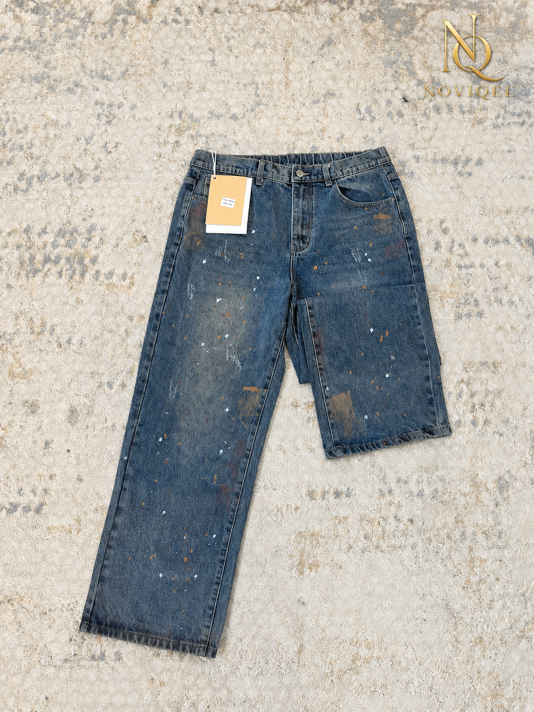 Paint-Splatter Baggy Jeans – view 2