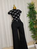 Black Wide-Leg Jeans – featured view
